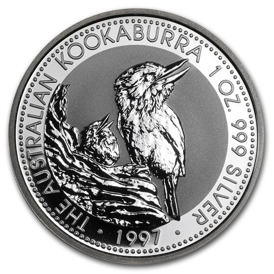 1997 Australia 1 oz Silver Kookaburra BU 1997 Australia 1 oz Silver Kookaburra BU